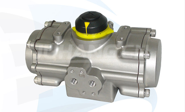 Stainless steel pneumatic actuators